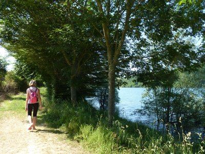 Navailles-Angos : tour du lac du Balaing (grande boucle)