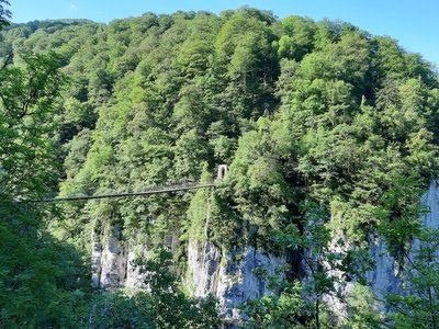 Olhadübi, par la passerelle d'Holzarte