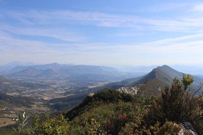 BARRET-SUR-MÉOUGE - Crête de Chabre depuis le col de la Crousette