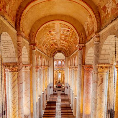 Préhistoire, brande et vallée des fresques en itinérance (De gare à gare)